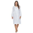 thumbnail image 6 of Casual Nights Women's Flannel Floral Long Sleeve Nightgown, 6 of 6