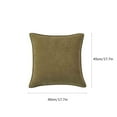 thumbnail image 4 of Fiudx Fundas de Almohada de Chenilla, Fundas Decorativas de Cojín Beige Suave, Diseño de Cremallera Invisible para Un Cuidado Fácil, Diseño Moderno de Espiga, Ideal para Usar En El Sofá Cama de La Sa, 4 of 4