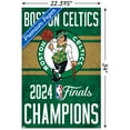 thumbnail image 3 of NBA Boston Celtics - 2024 NBA Finals Team Logo Wall Poster with Pushpins, 22.375" x 34", 3 of 4
