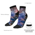 thumbnail image 5 of Breathable Athletic Socks Nebula Cushioned Quarter Socks for Men Women, 5 of 7