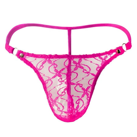 Yuhangmm Men s Sexy Lingerie Underwear Lace Mesh Thongs Panties Briefs Sexy Body Stockings for Women Bulk
