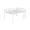 White, variant on Tcbosik Full Size Low Loft Bed, Wood Bed Frame with Guardrail and Ladder, No Box Spring Needed, White