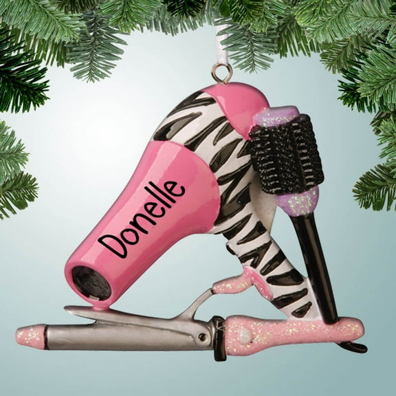Personalized Hairdresser Essentials Christmas Ornament - Spa - Day of Beauty - Salon - Girls Day Out
