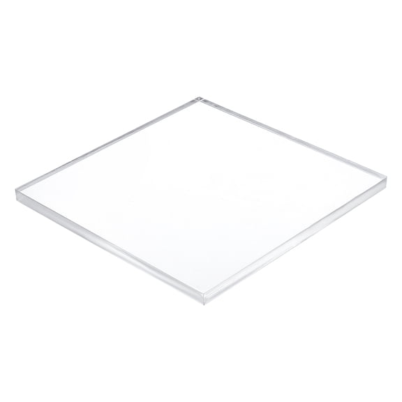 4Pcs Acrylic Board Square Clear 100x100x6mm 4pcs DIY