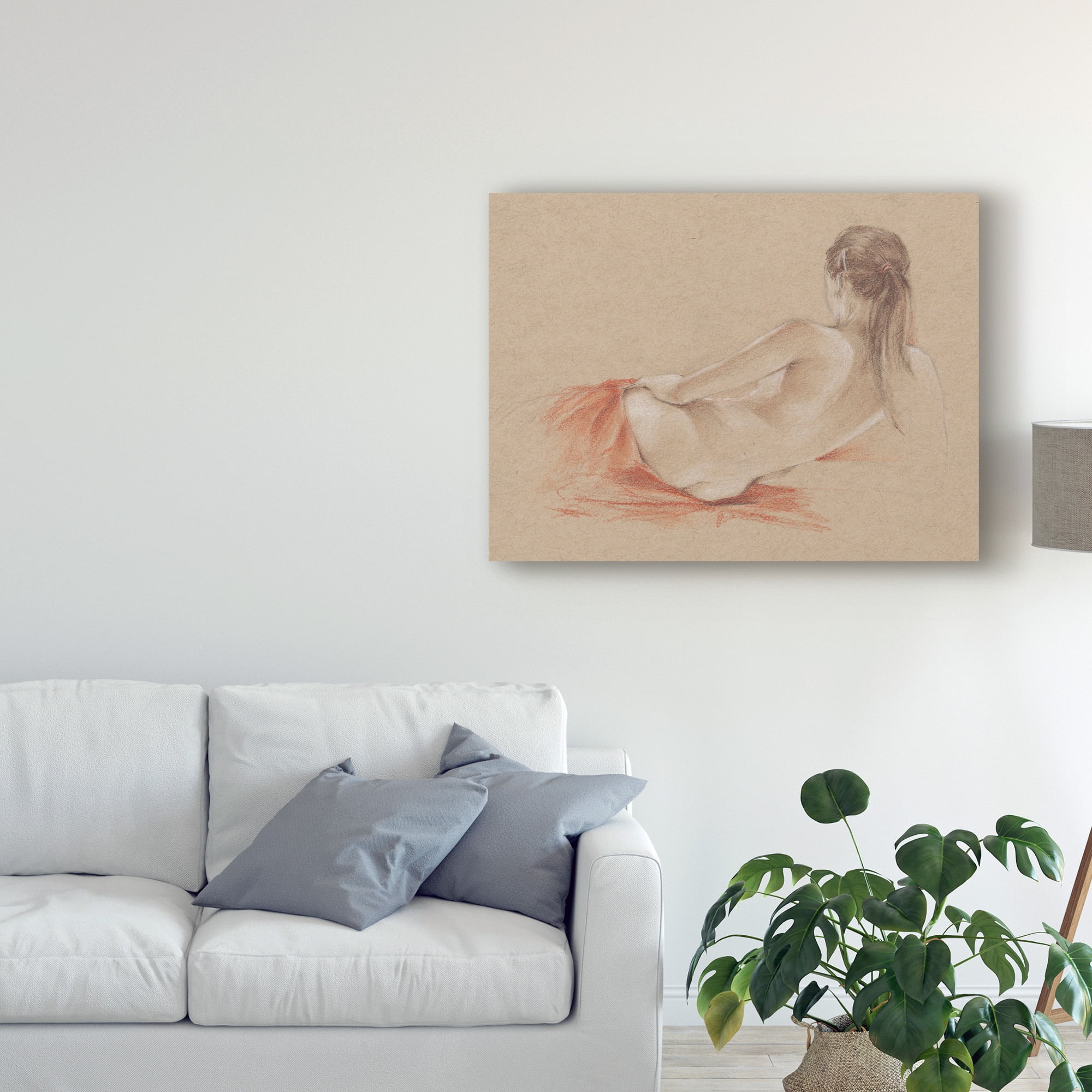 Trademark Fine Art 'Classical Figure Study I' Canvas Art by Ethan Harper