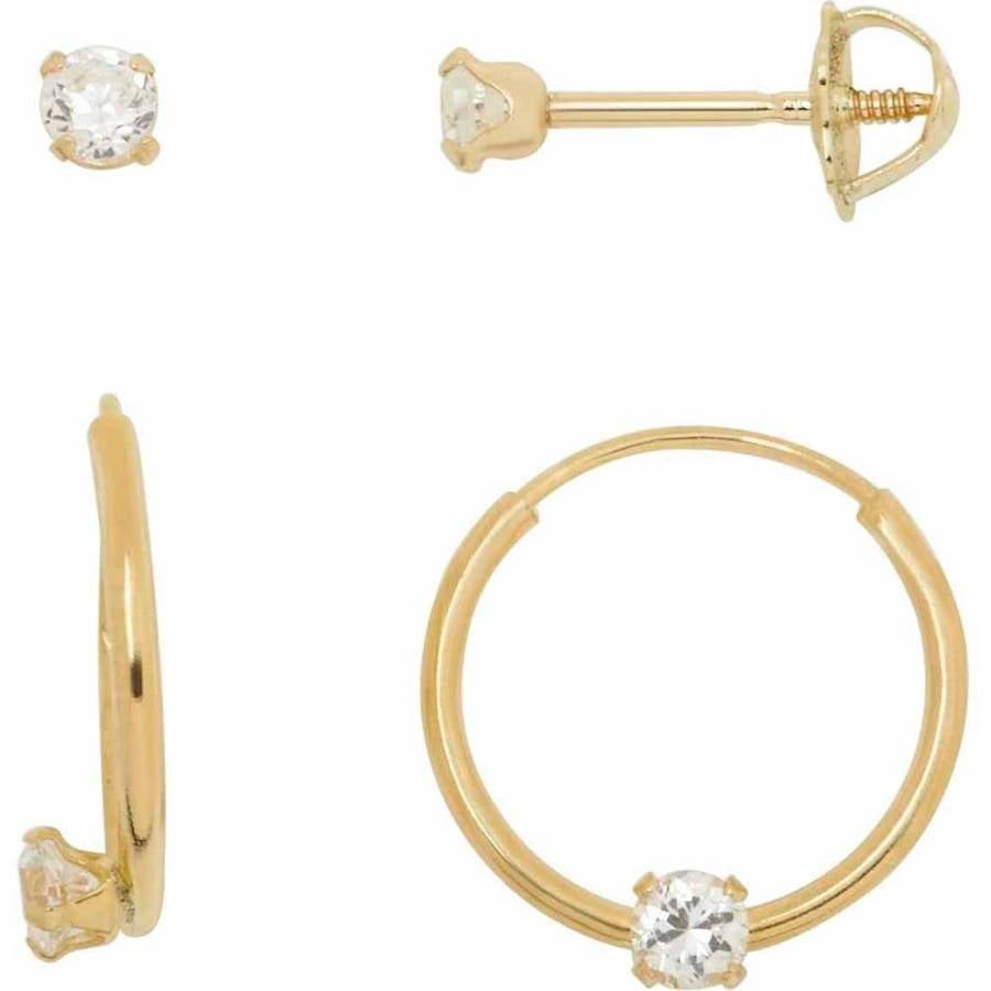 Simply Gold Kids 10k Yellow 4mm Cz Ball Stud Simply Gold Kids 10k Yellow 4mm Cz Ball Stud Earrings