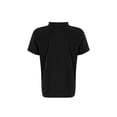 thumbnail image 3 of Txlixc - Camiseta informal de verano para hombre, color sólido, manga corta, cuello levantado, con botones Txlixc Casual, 3 of 9