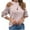 Pink, variant on IROINNID Womens Sweater Knit Cold Shoulder Pullover Sweater Solid Color Loose Mid-Length Long Sleeve Sweater