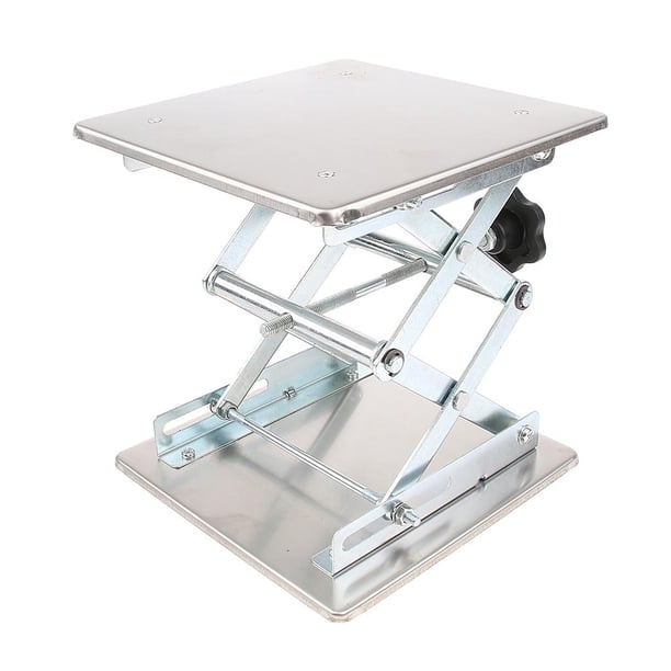 Plataforma elevadora de tijera ajustable con soporte de laboratorio de 4 '' / 6 '/ 8' 'para elegir - 20x20cm Sunnimix Plataforma elevadora de laboratorio