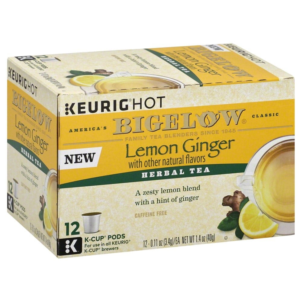 Bigelow KCup Tea, Lemon Ginger