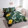 thumbnail image 3 of Castle Fairy Teens Flying Dragonfly Twin Bedding Sets,Floral Daisy Bedding Comforter Set, 3 of 8