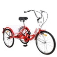 thumbnail image 2 of Foldable Adult Tricycle 26" Wheels, 7-Speed Trike 3 Wheels Trike with Basket, Portable and Foldable Bicycle for Adults Exercise Shopping Picnic Outdoor Activities, 2 of 5