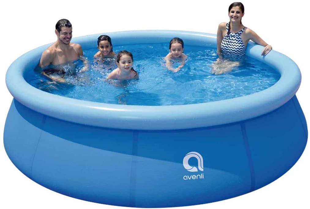 Avenlli 10 ft x 30 ” Inflatable Above Ground Large Swimming Pool