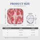 thumbnail image 3 of Fotbe Red Meat Juego de 2 Piezas de Parasoles para Parabrisas | Bloqueador Solar para Auto | Accesorios Plegables para Protección Solar Interior-Small, 3 of 6