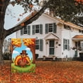 thumbnail image 4 of Happy Thanksgiving Day House Flag Turkey Happy Thanskgiving House Flags - 28x40in Cute Thanksgiving Day Cartoon Versatile Camping Flag - for Garden Home Front Door Porch Patio, 4 of 6