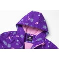 thumbnail image 3 of MGEOY Boys Girls Rain Jackets Lightweight Waterproof Hooded Cotton Raincoats Windbreakers for Kids, 3 of 7