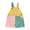 a-Pink41, variant on Toddler Kids Boys Girls Color Block Overalls Shorts Adjustable Straps Patch Pocket Casual Bib Overalls For Summer Daily Wear Leisure Shorts