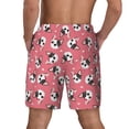thumbnail image 4 of Uemuo French Bulldog Face Pattern Mens Swim Trunks Quick Dry Board Shorts with Mesh Lining, Stretch Beach Shorts Quick Dry No-Chafing Board Shorts-Small, 4 of 9