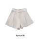 thumbnail image 2 of Pantalones cortos casuales Ropa de mujer Pantalones sueltos Mano de obra fina Diseño elegante Traje de verano ajustable A-line Lady Costume Prendas para la parte inferior del cuerpo Blanco METRO Guardurnaity AP019260-02, 2 of 6