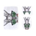 thumbnail image 1 of ABPHQTO Zanahoria Lindos Conejos Peludos Blancos Juego de alfombras de baño de 3 piezas Alfombra de baño Alfombra de contorno y tapa de inodoro ABPHQTO Cont-CHAPPLE-12319, 1 of 2