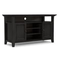 thumbnail image 2 of Simpli Home Amherst 54 inch Wide Solid Wood TV Stand in Hickory Brown For TVs up to 60 inches, 2 of 12