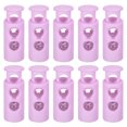 thumbnail image 1 of Unique Bargains 30Pack 4mm Cord Lock Plastic Double Hole Spring Toggle Stoppers, Purple, 1 of 5