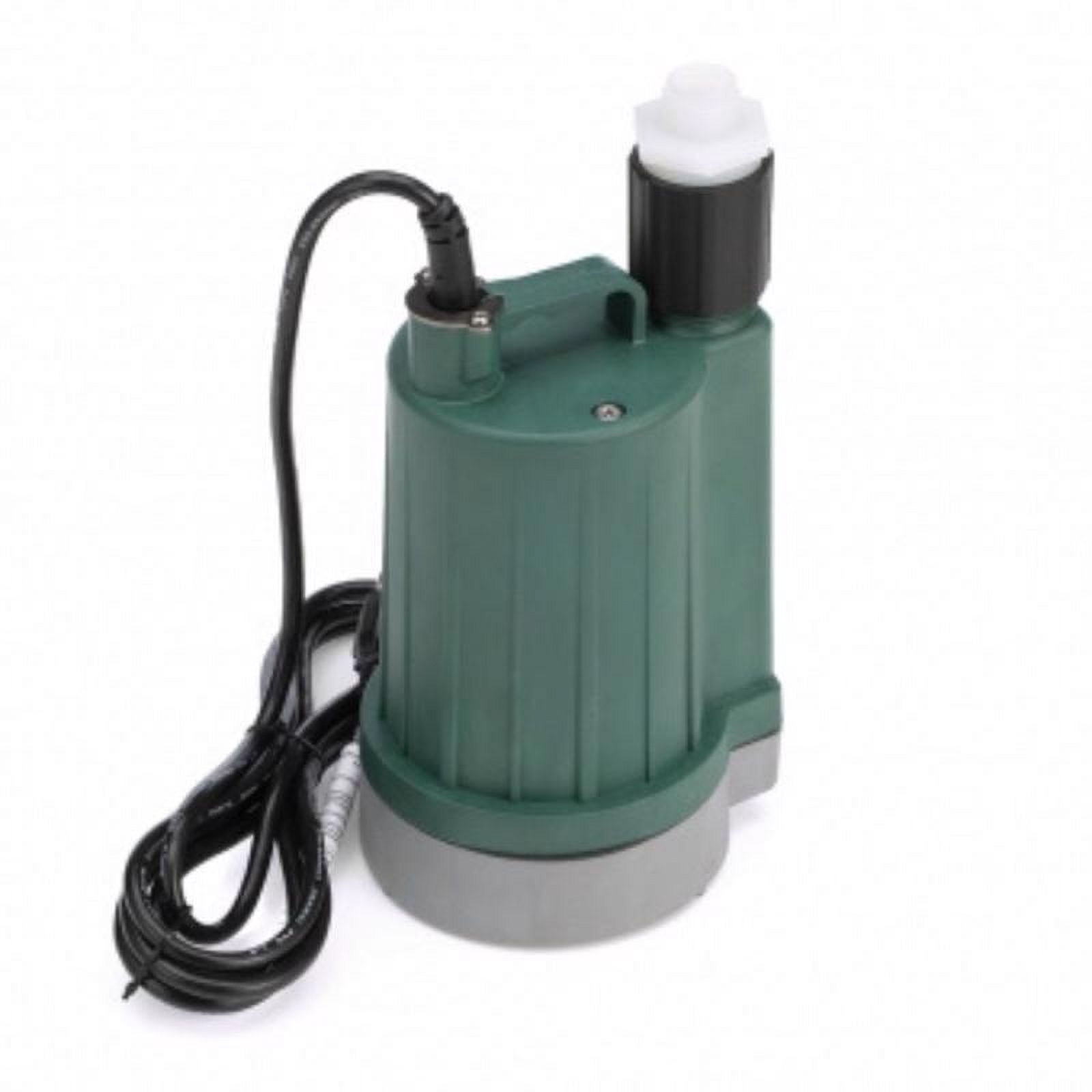 Zoeller 4012675 0.3 HP 2400 GPH Thermoplastic Electronic Switch Bottom AC Submersible Utility Pump