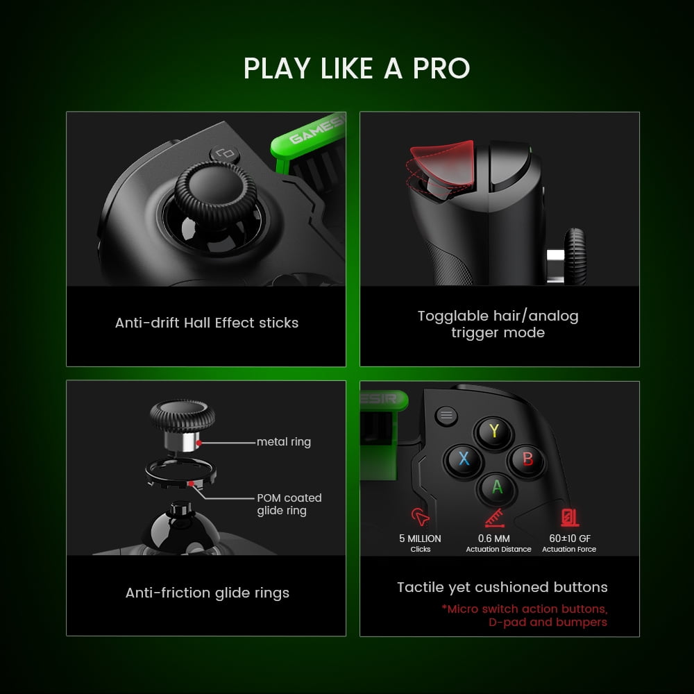 GameSir X4 Aileron Wireless Bluetooth Gaming PC Controller