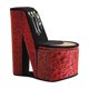 thumbnail image 1 of Caja de Joyas ORE 23 cm Estampado de Leopardo con Exhibidor de Zapato de Tacón Alto, 1 of 4