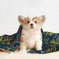 thumbnail image 4 of XMXY Dog Throw Blankets, Soft Cozy Masquerade Brazilian Carnival Pet Blankets for Couches Machine Washable for Indoor Cats Dogs, Medium Size, 4 of 8