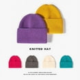 thumbnail image 5 of European And American Knitted Hat Fashion Dew Ponytail Ladies Cold Hat Outdoor Warm Ear Protection Autumn And Winter Beanie Curling Wool Hat, 5 of 5