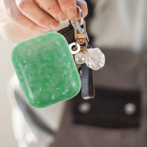 BESTYASH Light Green Earphone Case with Stylish Protective Cover and Comfortable Material