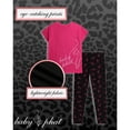 thumbnail image 2 of Baby Phat Girls Leggings Set - Lightweight Short Sleeve Graphic Tee and Leggings for Girls 2 Piece, 2 of 7