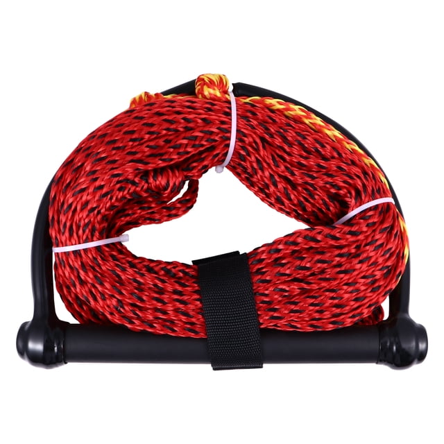 Black Handle Water Ski Rope 1-Section Wakeboard Kneeboard Rope for Boating