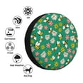 thumbnail image 5 of Bingfone Flying Bees Spare Tire Cover Weatherproof Universal Wheel Protectors For Rv Camper Travel Trailer Suv Truck-14 Inch, 5 of 9
