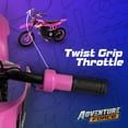 thumbnail image 5 of Adventure Force 12V Electric Dirt Bike, Kids Battery Powered Ride on, Ages 5 Years and up, Pink, 5 of 9