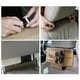 thumbnail image 5 of Organizador para respaldo de asiento de coche con múltiples bolsillos, portavasos y almacenamiento resistente al agua. Beige, 5 of 8