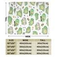 thumbnail image 5 of Cute Frog Throw Blanket is Super Soft and Warm,The Lightweight Flannel Blanket is for All-Season Use,A Great Choice for Gifts 60x50, 5 of 6