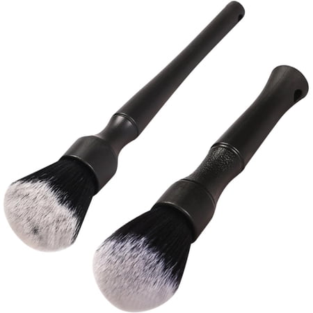 2pcs Interior Cleaning Brush Cleaning Duster Motorcycle Suit Wheel Cleaning Brush Car Detailing Brush Car Interior Duster Brush Car Detailing Brushes Automotive Cleaning Brush Tool