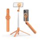 thumbnail image 1 of Trípode palo selfie TONEOF 173 cm con soporte magnético y control remoto, naranja, 1 of 8