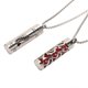 thumbnail image 1 of Aromatherapy Necklaces Stainless Steel Stress Relief Essential Oil Diffuser Necklace for Men Women 2pcs, 1 of 3