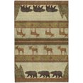 thumbnail image 2 of Addison Rugs Dream Shag Premium Machine Washable Transitional Bear/moose Cutouts Brown Rectangle Rug, 3' x 5', 2 of 8