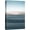 BS11-WASHOUT-VEE48, variant on wall26 Canvas Wall Art A Blue Wash Out Sunset Over a Tropical Beach Coastal Ocean Photography Modern Art Contemporary Scenic Relax/Calm Duotone for Living Room, Bedroom, Office - 12x18 inches
