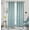 Aqua, variant on Kate Aurora Modern Art Contemporary 2 Pack Light Filtering Grommet Top Curtains - Assorted Colors, 84 in. Long