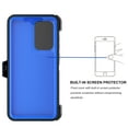 thumbnail image 4 of For Motorola Moto G Stylus 5G 2024 Phone Case, with [Built-in Screen Protector] Holster Belt Clip for Moto G Stylus 5G 2024, Ebizware Heavy Duty Shockproof Rugged Kickstand Cover - Black/Blue, 4 of 10