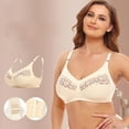 thumbnail image 2 of Midsumdr Large Size Bras for Women No Steel Ring Big Breasts Comfortable Lace Bras Breathable Traceless Full-Coverage Wirefree Bra for Everyday Wear, 2 of 7