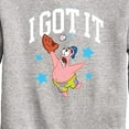 thumbnail image 3 of SpongeBob SquarePants - Ready For Baseball - Toddler And Youth Crewneck Fleece Sweatshirt, 3 of 6