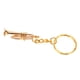 thumbnail image 5 of Llavero de trompeta ANGGREK metal ligero diseño 3D instrumentos musicales, 5 of 8