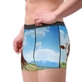 thumbnail image 4 of Daiia Cow Grazing Nature Men's Underwear Boxer Briefs, Cotton Stretch Moisture-Wicking Underwear-X-Large, 4 of 9