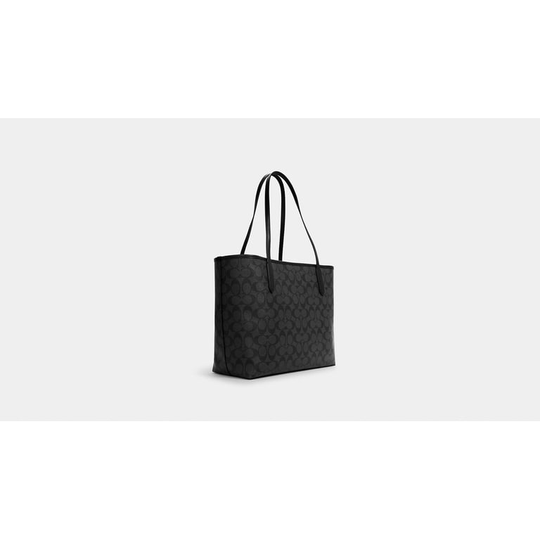 Coach+Town+Tote+Pebbled+Bag%2C+Large+-+Black for sale online